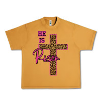 Peanut Butter He Is Risen Leopard Urban Heavy Tee - Bettercallsaul
