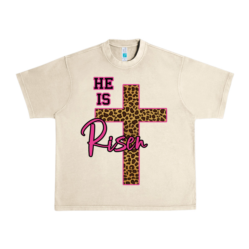 He Is Risen Leopard Urban Heavy Tee by Bettercallsaul | Teevron