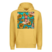 Antique Gold hand cream nail polish remover and sunflowers with leopard and glitter Premium Hoodie - BundleAndBundleShop