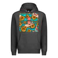Charcoal Heather hand cream nail polish remover and sunflowers with leopard and glitter Premium Hoodie - BundleAndBundleShop