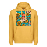 Mustard hand cream nail polish remover and sunflowers with leopard and glitter Premium Hoodie - BundleAndBundleShop