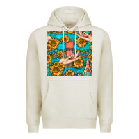 Oatmeal Heather hand cream nail polish remover and sunflowers with leopard and glitter Premium Hoodie - BundleAndBundleShop
