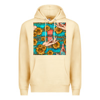 Pina Colada hand cream nail polish remover and sunflowers with leopard and glitter Premium Hoodie - BundleAndBundleShop
