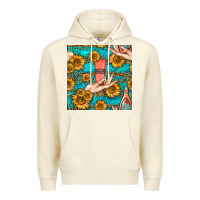 Sandshell hand cream nail polish remover and sunflowers with leopard and glitter Premium Hoodie - BundleAndBundleShop