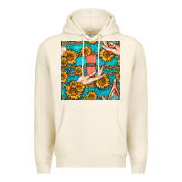 Tofu hand cream nail polish remover and sunflowers with leopard and glitter Premium Hoodie - BundleAndBundleShop