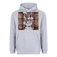 Heather Grey happy easter Heavyweight Hoodie - CowhideDigitalArt