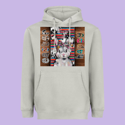 Happy Easter Heavyweight Hoodie Designed By Cowhidedigitalart