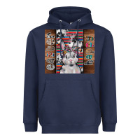 Navy happy easter Heavyweight Hoodie - CowhideDigitalArt