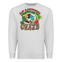 Dove Grey Beautiful Crazy Summer Premium Sweatshirt - CowhideDigitalArt