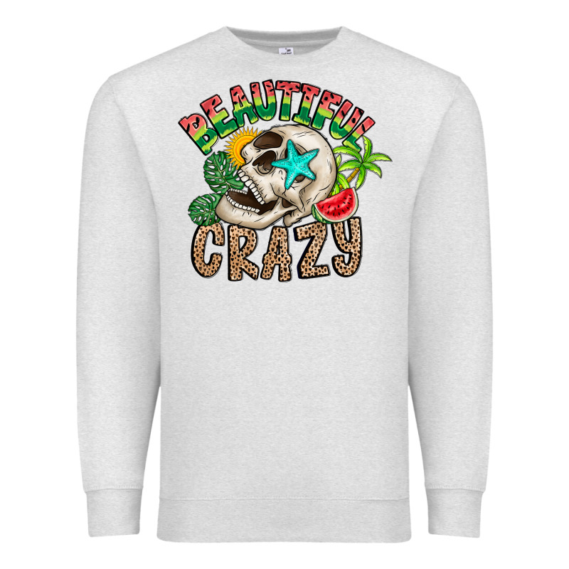 Beautiful Crazy Summer Premium Sweatshirt by CowhideDigitalArt | Teevron
