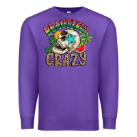 Purple Beautiful Crazy Summer Premium Sweatshirt - CowhideDigitalArt