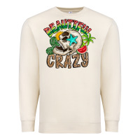 Sandshell Beautiful Crazy Summer Premium Sweatshirt - CowhideDigitalArt