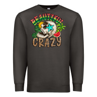 Smoke Beautiful Crazy Summer Premium Sweatshirt - CowhideDigitalArt
