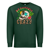 Sports Green Beautiful Crazy Summer Premium Sweatshirt - CowhideDigitalArt
