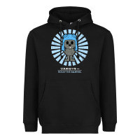 Black rocky the squirrel retro vintage Heavyweight Hoodie - tuanDangUi