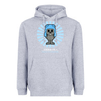 Heather Grey rocky the squirrel retro vintage Heavyweight Hoodie - tuanDangUi