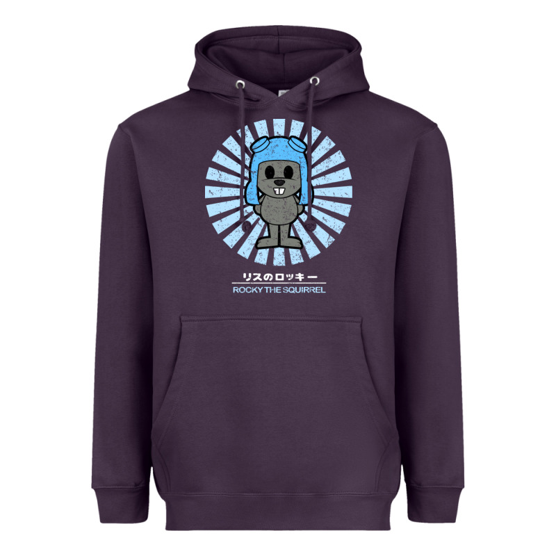 Rocky The Squirrel Retro Vintage Heavyweight Hoodie by tuanDangUi | Teevron
