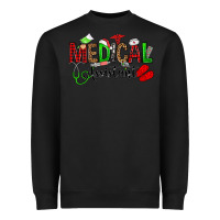 Black medical assistant christmas Heavyweight Sweatshirt - OliviaCreatesArt