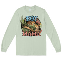 Matcha Boy Mama western cactus Cowboy Long Sleeve Tee - HowdyJamesFarm