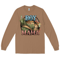 Toasted Coconut Boy Mama western cactus Cowboy Long Sleeve Tee - HowdyJamesFarm