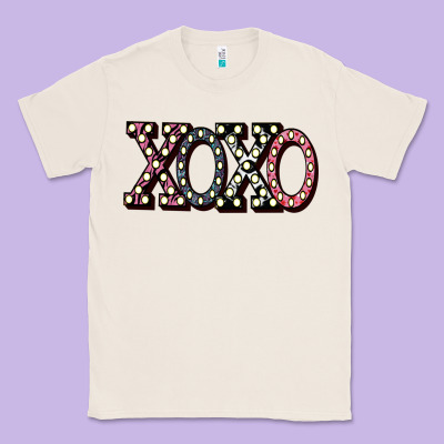 Xoxo Digital Valentines Day Classic Tee Designed By Bettercallsaul