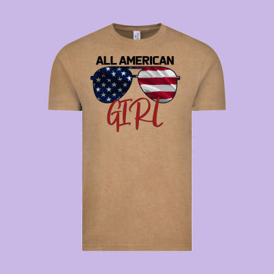 All American Girl Vintage Tee Designed By Bettercallsaul