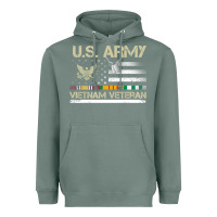 Sage Vietnam Veteran Shirt US Army Veteran Day Women Me Heavyweight Hoodie - tuanDangUi