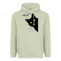 Matcha black cat day halloween black cat meow Heavyweight Hoodie - tuanDangUi