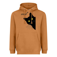 Meerkat black cat day halloween black cat meow Heavyweight Hoodie - tuanDangUi