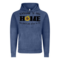 Vintage Denim welcome to our Home Sunflower Vintage Hoodie - Bettercallsaul