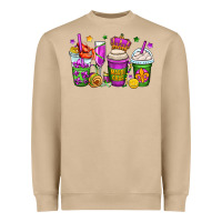 Mushroom mardi gras coffee cups Heavyweight Sweatshirt - OliviaCreatesArt