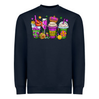 Navy mardi gras coffee cups Heavyweight Sweatshirt - OliviaCreatesArt