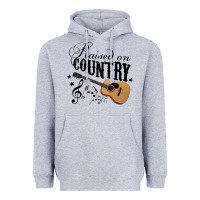 Heather Grey Raised On Country Country Life Country Music Lover Heavyweight Hoodie - tuanDangUi