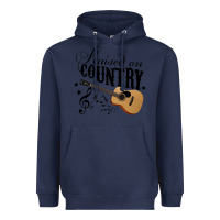 Navy Raised On Country Country Life Country Music Lover Heavyweight Hoodie - tuanDangUi