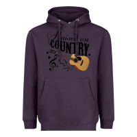 Plum Raised On Country Country Life Country Music Lover Heavyweight Hoodie - tuanDangUi