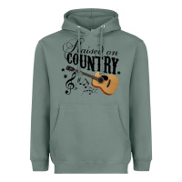 Sage Raised On Country Country Life Country Music Lover Heavyweight Hoodie - tuanDangUi