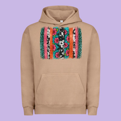 Easter Spring Floral Brushstroke Urban Hoodie Designed By Artiststas