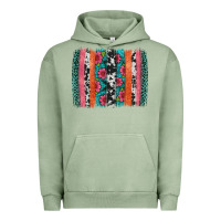 Pigment Oil Green easter spring floral brushstroke Urban Hoodie - Artiststas