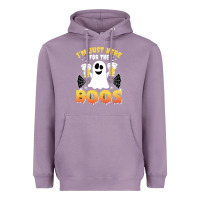 Lavender i'm just here for the boos halloween costume gift Heavyweight Hoodie - tuanDangUi