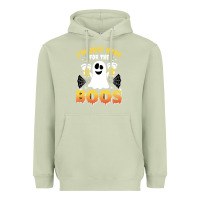 Matcha i'm just here for the boos halloween costume gift Heavyweight Hoodie - tuanDangUi