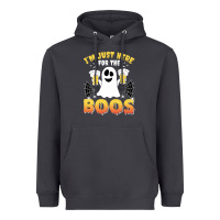 Smoke i'm just here for the boos halloween costume gift Heavyweight Hoodie - tuanDangUi