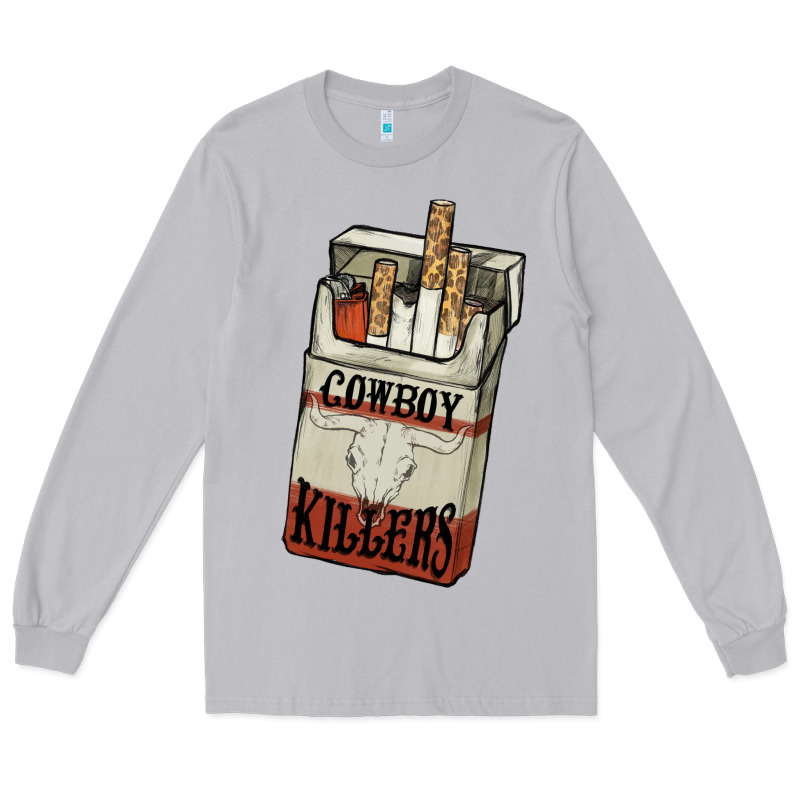 Cowboy Killers Cigarette Package Long Sleeve Tee by HowdyJamesFarm | Teevron