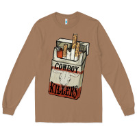 Toasted Coconut Cowboy killers cigarette package Long Sleeve Tee - HowdyJamesFarm