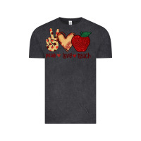 Vintage Black Peace Love Teach Vintage Tee - Bettercallsaul