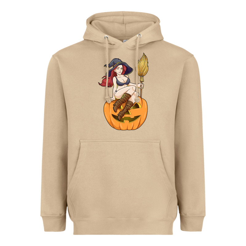 Sexy Witch Halloween Costume Blackcraft Pumpkin Wi Heavyweight Hoodie by tuanDangUi | Teevron