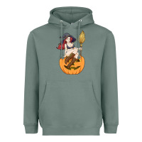 Sage sexy witch halloween costume blackcraft pumpkin wi Heavyweight Hoodie - tuanDangUi