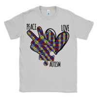 Moon Dust Peace Love Autism Classic Tee - Bettercallsaul