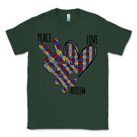 Sports Green Peace Love Autism Classic Tee - Bettercallsaul