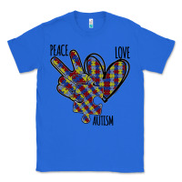 True Royal Peace Love Autism Classic Tee - Bettercallsaul