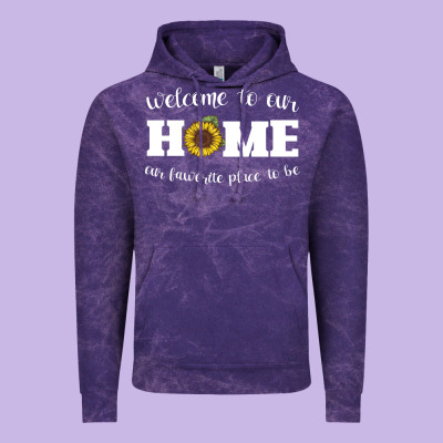 Welcome To Our Home Sunflower Vintage Hoodie Designed By Bettercallsaul